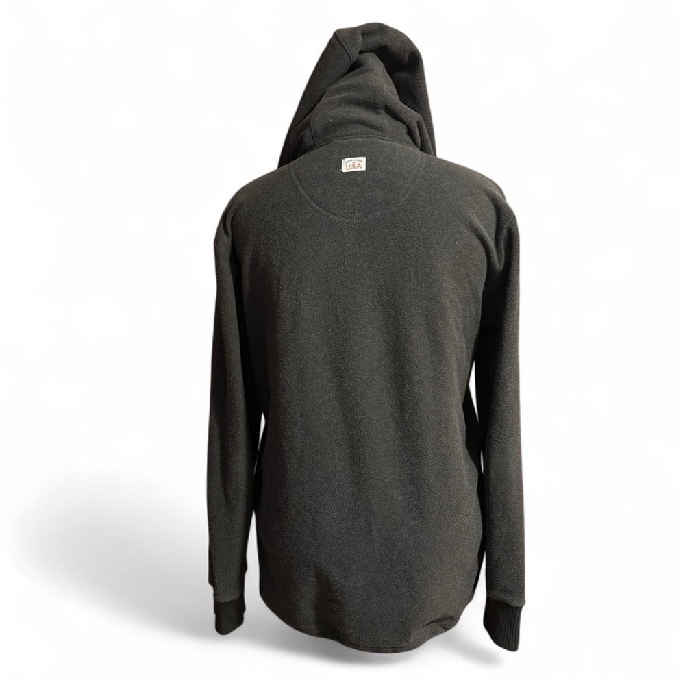 Deso Supply Men's Medium Ropi Patina Snap Hoodie Fleece Lined Hood Zip Pocket — image 2 of 5